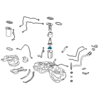 OEM 2019 Lexus GS300 Fuel Pump Filter Diagram - 23217-31080