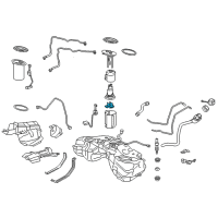 OEM 2022 Lexus RC F Fuel Pump Filter Diagram - 23217-31080