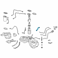OEM 2018 Lexus IS350 Hose, Fuel Tank To Filler Pipe Diagram - 77213-30210