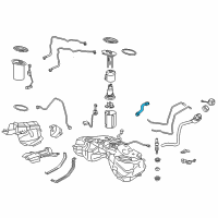 OEM Lexus GS200t Hose, Fuel Tank To Filler Pipe Diagram - 77213-30210