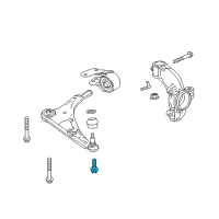 OEM 2018 Honda Ridgeline Bolt, Flange (14X34) Diagram - 90186-TZ5-A00