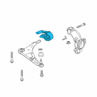 OEM Bracket, Left Front Compliance Diagram - 51395-TZ5-A00