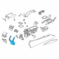 OEM 2021 Honda Accord Garnish Assy., RR. *NH900L* (DEEP BLACK) Diagram - 83411-TVA-A01ZA