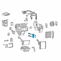 OEM 2014 Jeep Cherokee Valve-A/C Expansion Diagram - 68334777AA