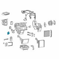 OEM 2016 Jeep Cherokee Actuator-A/C And Heater Diagram - 68223051AB