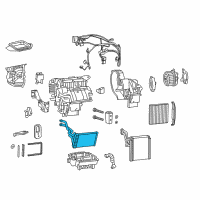 OEM Jeep Core-Heater Diagram - 68223043AA