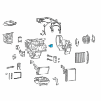 OEM Chrysler 200 Sensor-Air Temperature Diagram - 68223056AA