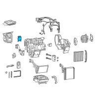 OEM 2017 Jeep Cherokee Actuator-A/C And Heater Diagram - 68223058AB