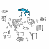 OEM 2015 Jeep Cherokee Wiring-A/C And Heater Diagram - 68223059AB