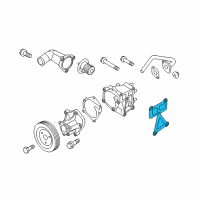 OEM 2010 Hyundai Genesis Coupe Gasket-Water Pump Diagram - 25130-2C400