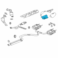 OEM 2015 Buick Regal Heat Shield Diagram - 13238806