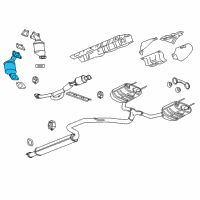 OEM 2016 Buick LaCrosse Preconverter Diagram - 20894010