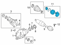 OEM BMW M340i REPAIR KIT BELLOWS, EXTERIOR Diagram - 31-60-8-488-705