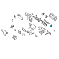 OEM Nissan Sentra Mode Actuator Assembly Diagram - 27731-EN000