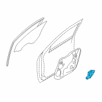 OEM Kia Borrego Motor Assembly-Front Power Window RH Diagram - 824602J000