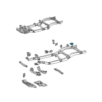 OEM 2001 Toyota Tacoma Bracket Sub-Assembly, Sp Diagram - 48405-35030