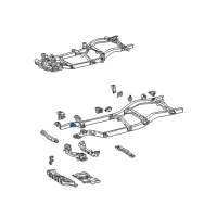 OEM 1996 Toyota Tacoma Support Stabilizer Diagram - 51401-35310