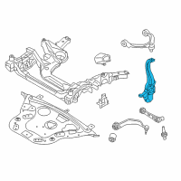 OEM 2014 BMW 550i GT xDrive Left Carrier Diagram - 31-21-6-777-749
