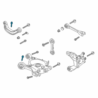 OEM 2020 Ford SSV Plug-In Hybrid Lower Control Arm Front Bolt Diagram - -W716992-S439