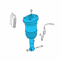 OEM 2020 BMW X7 AIR SPRING STRUT, REAR LEFT Diagram - 37-10-6-869-039