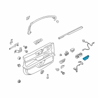 OEM 2018 Lincoln Continental Adjuster Switch Diagram - GD9Z-14A701-AA