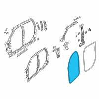 OEM Ram 3500 Seal-Door Opening Diagram - 55112360AC