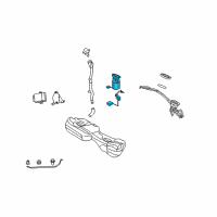 OEM BMW 135i Right Fuel Pump W/Sending Unit Diagram - 16-14-7-163-298