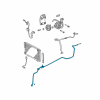 OEM 2004 Lexus RX330 Pipe, Cooler Refrigerant Liquid, A Diagram - 88710-0E011