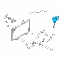 OEM Chrysler Sebring Bottle-COOLANT Reserve Diagram - MR212510