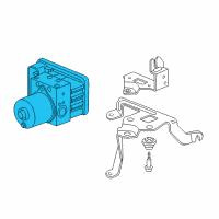 OEM 2011 Honda Element Modulator Assembly, Vsa Diagram - 57110-SCV-B52