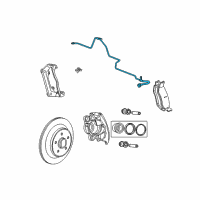 OEM Dodge Line-Brake Diagram - 55366909AB