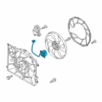 OEM 2015 Hyundai Genesis Motor Assembly Diagram - 25386-B1280