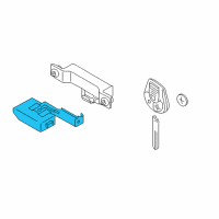 OEM 2013 Nissan NV200 Controller Assembly-Key Less Diagram - 28595-JX00B