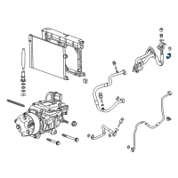 OEM GMC Sierra 2500 HD AC Line Seal Diagram - 13579646