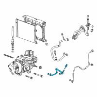 OEM 2017 Cadillac CT6 Discharge Hose Diagram - 22885708