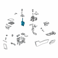 OEM Honda Bracket Set, Select Lever Diagram - 54200-TA5-A41