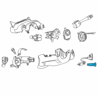 OEM 2018 Chevrolet Trax Ignition Cylinder Diagram - 42363748