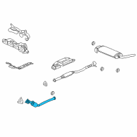 OEM Saturn Converter & Pipe Diagram - 15240787