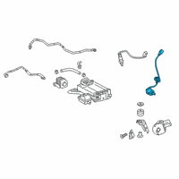 OEM 2018 Lexus RC F Sensor, Oxygen Diagram - 89465-53300