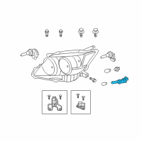 OEM 2014 Scion tC Socket Diagram - 81125-13390