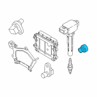 OEM Scion Knock Sensor Diagram - 89615-WB001