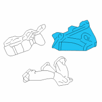 OEM Pontiac Montana Heat Shield Diagram - 12586678