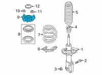 OEM 2022 Hyundai Elantra Insulator Assembly-Strut Diagram - 54610-BU000