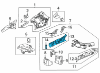 OEM Acura MDX Frame Set Left, Front Side Diagram - 60911-TYA-305ZZ