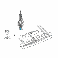 OEM 2001 Dodge Durango Jack-Wrench Diagram - 52019871AB