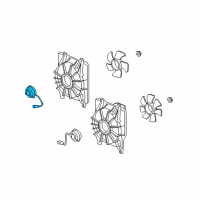 OEM 2012 Acura RDX Motor, Cooling Fan Diagram - 19030-RWC-A03