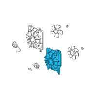 OEM 2012 Acura RDX Shroud Diagram - 38615-RWC-A01