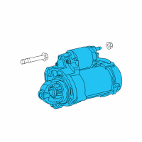 OEM 2021 Chrysler Voyager Engine Starter Diagram - 68348376AC