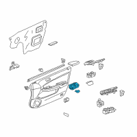 OEM Honda Accord Handle Assembly, Right Front Door Inside (Taupe) Diagram - 72120-SDA-A02ZD