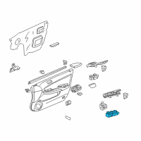 OEM 2007 Honda Accord Switch Assembly Diagram - 35754-SDA-309